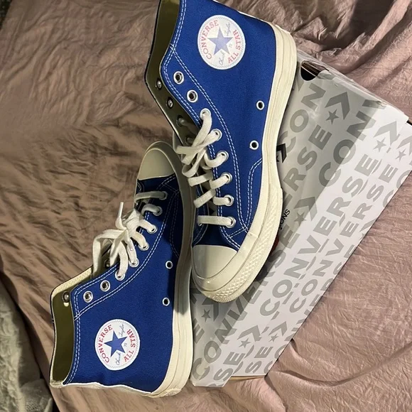 CONVERSE x PLAY MENS SIZE 7 WOMENS SIZE 9 - Picture 5 of 8